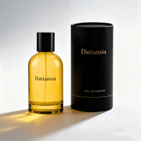 Nouveau design de luxe de votre propre marque flacon de parfum en verre transparent de poche de fantaisie ensemble d'emballage de bouteilles de parfum vides et avec boîte
