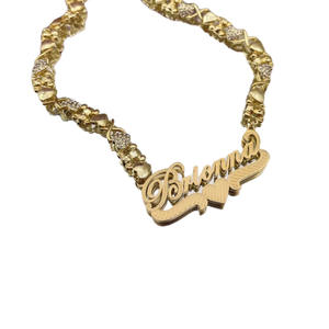 Nuovo Ciondolo Personalizzato a Doppio Strato <span class=keywords><strong>con</strong></span> <span class=keywords><strong>Nome</strong></span> e Lettere, Gioiello <span class=keywords><strong>con</strong></span> Catena a Forma di Cuore e Orsetto - Product Image 5