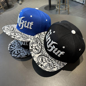 قبعات بيسبول بطباعة كاملة وتطريز ثلاثي الأبعاد من LDRS، توصيل سريع، قبعات سناب باك للجنسين بـ 6 ألواح بأسلوب الهيب هوب - Product Image 3