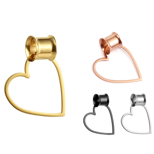 Tùy Chỉnh 316L Thép Không Gỉ Bông Tai Ear <span class=keywords><strong>Piercing</strong></span> Ear Trọng Lượng Expander Đường Hầm Thịt Cáng Đồ Trang Sức Cơ Thể - Product Image 1