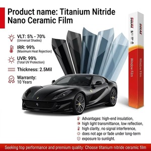 Película de Protección para Vidrios de Auto, Nano Cerámica de Nitruro de Titanio New Vision, Anti-Reflejante y Resistente a la Decoloración - Product Image 4
