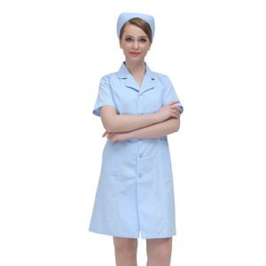 उच्च गुणवत्ता वाली प्रयोगशाला कोट सर्जिकल गाउन कपड़े उच्च गुणवत्ता वाले कपड़े समान मातृत्व नर्स स्क्रब - Product Image 6