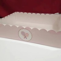 Boîte à friandises personnalisée grande et visible pour gâteaux, desserts, pâtisseries, snacks, traiteur, cadeau, Ramadan