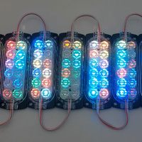DC12V 24V 2W Doble fila 12 Leds Flash Truck Car Led Flasher Module para jeep