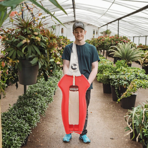 Ciseaux de jardin en acier inoxydable de haute qualité avec lame en plastique antidérapante, pour la taille des fleurs et des arbres, avec verrou de sécurité pour la taille des vignes - Product Image 3