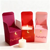 Diffuseur de roseaux vides parfumés personnalisés ensemble personnalisé boîte d'emballage de bougie cadeau en papier rigide de luxe