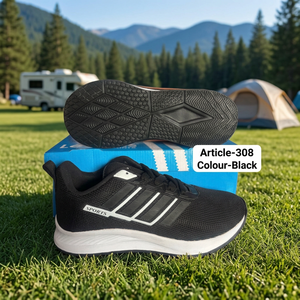 Calzado Deportivo Interior Cómodo con Suela de Goma Negra para Gimnasio Integrado, Artículo 308 - Product Image 1