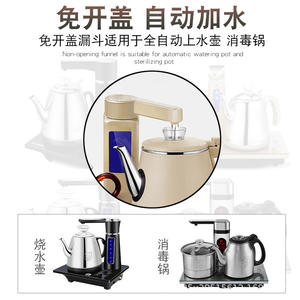 Hervidor Eléctrico con Entrada de Agua Giratoria Superior y Kit de Accesorios de Embudo sin Tapa Automático Incluido - Product Image 2