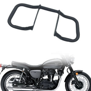 Dernier modèle 2026 - Garde-moteur avant en métal noir pour moto, barre anti-choc pour Kawasaki W400 W650 <span class=keywords><strong>W800</strong></span> <span class=keywords><strong>2020</strong></span>-2021 - Product Image 2