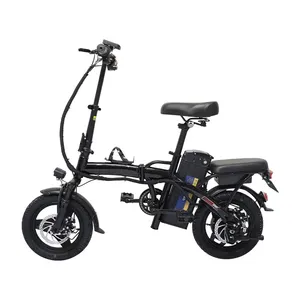 Sepeda listrik lipat Tiongkok, ban sepeda lemak murah, e-bike dengan daya Motor 250W-350W, catu daya baterai Lithium