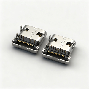 Connecteur femelle USB C à haute vitesse, type C, 24 broches, PCB SMT, prise USB C, port de charge rapide - Product Image 2
