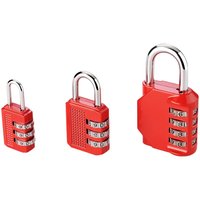 Cadenas à combinaison mécanique pour tiroir de gym, boîte aux lettres, valise, petit meuble, mini casier de dortoir, casier de vestiaire