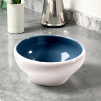 Bol en mélamine bleu neuf, petit et rond, réutilisable, personnalisable, écologique, pour fêtes – Fournisseur direct usine
