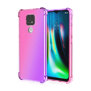 Funda trasera para teléfono móvil, carcasa suave de tpu con gradiente de contraste antigolpes para <span class=keywords><strong>MOTO</strong></span> <span class=keywords><strong>G9</strong></span> <span class=keywords><strong>play</strong></span> - Product Image 2