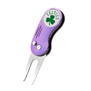 Herramienta de Reparación de Divots de Golf Plegable de Alta Calidad, Totalmente Metálica, Tipo Navaja - Product Image 1