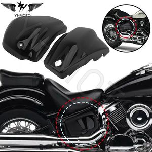 อุปกรณ์ตกแต่งรถมอเตอร์ไซค์ YHMOTO ฝาครอบแบตเตอรี่ สำหรับ Yamaha Dragstar Vstar XVS1100 Classic Custom ปี 1999-2011 - Product Image 2