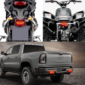 Luz de Posición Lateral LED para Camión, 6 LED, IP67, Impermeable, ABS, 12-24V, Doble Color con Intermitentes, Luz Trasera de Freno para Motocicleta - Product Image 6