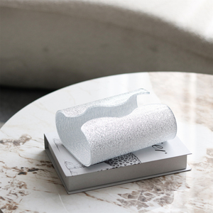 Bán buôn nghệ thuật ban đầu Nhà Mô hộp với Acrylic cho phòng khách phụ kiện trắng máy tính để bàn mô Dispenser cho trang trí nội thất - Product Image 2