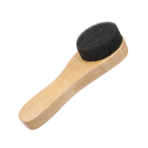 Juego de cepillos para zapatos de madera maciza Yinste, 3 piezas, herramientas de limpieza con esponja de pelo de cerdo para el cuidado del calzado - Product Image 3