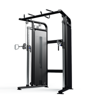Équipement de musculation professionnel : Machine à poulies double réglable pour entraînement de force
