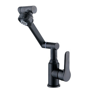 <span class=keywords><strong>Robinet</strong></span> de lavabo en acier inoxydable avec cartouche céramique, design moderne pour eau chaude/froide, style chat porte-bonheur pour lavabo de salle de bain et <span class=keywords><strong>cuisine</strong></span> - Product Image 5