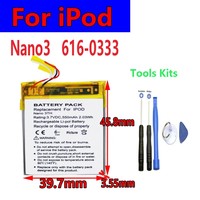 Batterie rechargeable Li-ion pour Shuffle 4ème, 5ème et 6ème génération 616-0223 0283 0333 0407 0604 0604319 0531