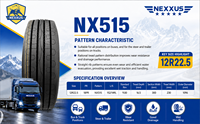 Neumáticos Radiales Nexxus Nuevos para Camiones Pesados 12R22.5 NX515 con 3 Años de Garantía, Servicios en Carretera, Posición de Dirección, Calidad JIANXIN Asia