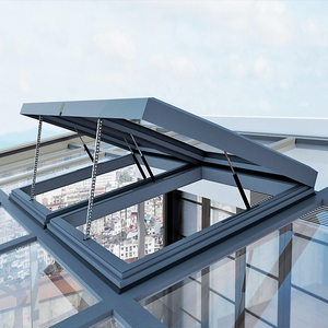 Scantinato vetro trasparente finestra di ventilazione del tetto lucernario Design inclinato seminterrato seminterrato vetro temperato finestra - Product Image 6