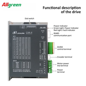 Allgreen 2/2.3/2.8/4.5/4.8/5.5N.m StepperMotor <b>Controller</b> DC30V~110V/AC20V~80V 4/4.5/5/5.8A 2Phase Nema24 ClosedLoop <b>Stepper</b> Mot - Product Image 2