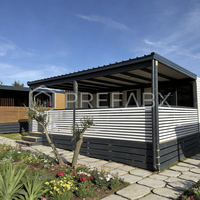 PrefabX Flip-Classic, conteneur extensible de haute qualité, résistant à l'eau, écologique, durable, respirant, maison moderne, installation facile