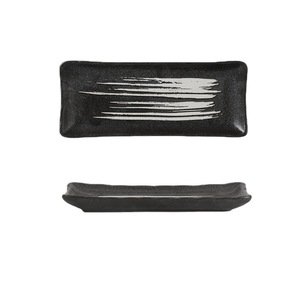 Plato de Sushi de Cerámica Estilo Japonés de 8 Pulgadas para Restaurante, Rectangular, de Porcelana, Elegante, Bandeja Larga para Aperitivos y Barbacoa - Product Image 6