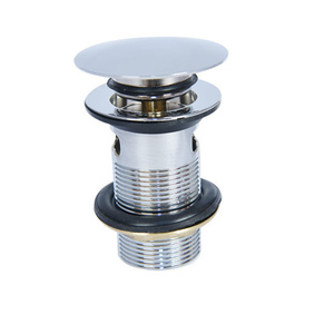 Chất Thải Phòng Tắm Có Nút Nhấn Bật Lên Tràn Chất Thải Bồn Rửa Bằng Thép Không Gỉ Hoặc Bằng Đồng Thau Thoát Nước - Product Image 1