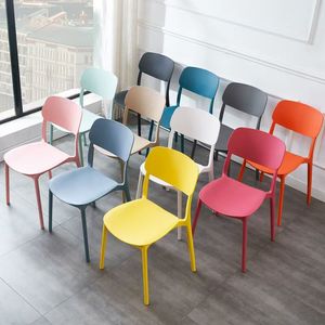PP Modern Contemporary Farmhouse Outdoor Restaurant Chairs Simple Backrest Desks Stools Food Stalls Milk Tea Fast Food <b>Chess</b> - Product Image 6