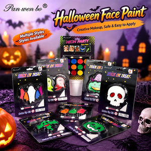 Pintura Facial y Corporal Profesional Panwenbo para Cosplay, <span class=keywords><strong>Maquillaje</strong></span>, Pintura No Tóxica, Hipoalergénica y Segura para Halloween - Product Image 1