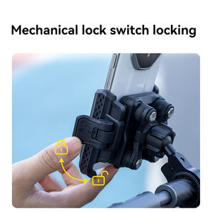 Soporte Universal para Teléfono de Bicicleta/Motocicleta SMNU con Rotación de 360 Grados, Aleación de Aluminio, Impermeable, Flexible, para Uso en Exteriores, Soporte para Manillar - Product Image 4