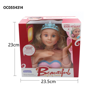 Half-length <strong>Plastic</strong> Fashion <strong>Doll</strong> <strong>Small</strong> Hair Dresser <strong>Doll</strong> Toy Set for Girls - Product Image 6