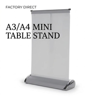 Support de table rétractable léger en aluminium A4/A3 pour bannière publicitaire – Fournisseur d'usine