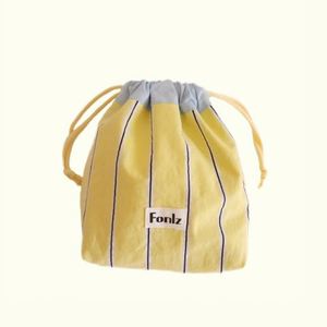 Wholesale Price Custom Logo and Size Canvas Drawstring <b>Bag</b> Eco Cotton <b>Dust</b> <b>Bags</b> Cotton Drawstring <b>Bag</b> With Colorful Stripe - Product Image 2