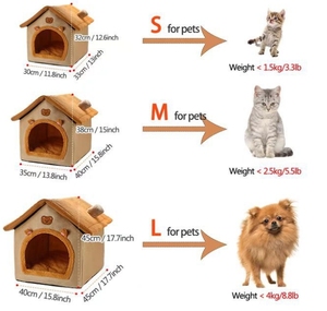 Nouvellement conçu détachable PP coton rempli lit de luxe <span class=keywords><strong>pour</strong></span> animaux de compagnie et lit <span class=keywords><strong>pour</strong></span> <span class=keywords><strong>chien</strong></span> et chat lit chaud chat et <span class=keywords><strong>chien</strong></span> <span class=keywords><strong>chambre</strong></span> - Product Image 4