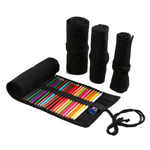 Wholesale Fashion Pencil Case Roll Pouch Soft Wrap Bag Stationery 72 Holes Student Artist <b>Painter</b> - Product Image 1