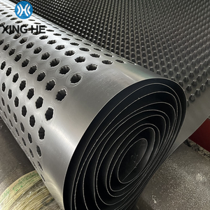 Membrane plastique alvéolée imperméable pour drainage et étanchéité des murs <span class=keywords><strong>de</strong></span> soutènement extérieurs - Product Image 1