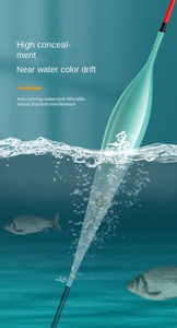 ELEHUA YJPJ407 Big Fish Float Super Llamativo Nano Arenque Plata Bighead Carp High Sensitive Cut Tail Pesca de lanzamiento lejano - Product Image 3