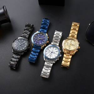 Reloj de Cuarzo Ronda de Lujo para Hombre 2025 - Reloj de Pulsera de Acero Inoxidable, Elegante, Casual y Ejecutivo, Resistente al Agua y a los Arañazos - Product Image 3