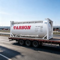Conteneur-citerne ISO pour transport de ciment en vrac 20 pieds, capacité 25000L, charge 32200KG, marque LISHIXIN, conception 55C, fabriqué en Chine