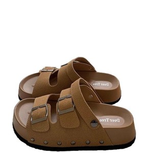 Sandalias Retro Mate para Mujer, Estilo Verano 2026, Sandalias de Playa y Sandalias de Tacón Bajo, Dos Pares - Product Image 5