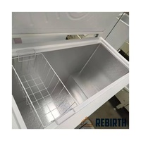 Congélateur à fréquence variable commercial, congélateur à coffre profond, équipement de restauration