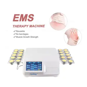 Elektro Therapie Body Sculpting Slanke Massage Fysiotherapie Ems Elektrische Spierstimulator Afslankende Massageapparaat