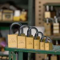 Cadenas antivol en laiton losange de 25, 30, 40, 50 mm, multi-spécifications, directement de l'usine, pour entrepôts et magasins sécurisés
