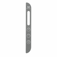 Autocollant personnalisé en relief pour panneau de boutons, impression sérigraphique, autocollant de surface tactile pour bouton PC, panneau de membrane, étiquette autocollante