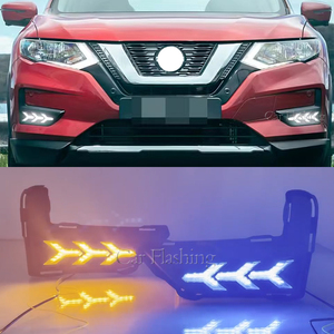 สำหรับนิสสัน เอ็กซ์เทรล <span class=keywords><strong>Xtrail</strong></span> X Trail ปี 2017 2018 2019 2020 ไฟเดย์ไลท์ DRL พร้อมไฟตัดหมอก ฝาครอบไฟเดย์ไลท์ พร้อมไฟเลี้ยวสีเหลือง - Product Image 6
